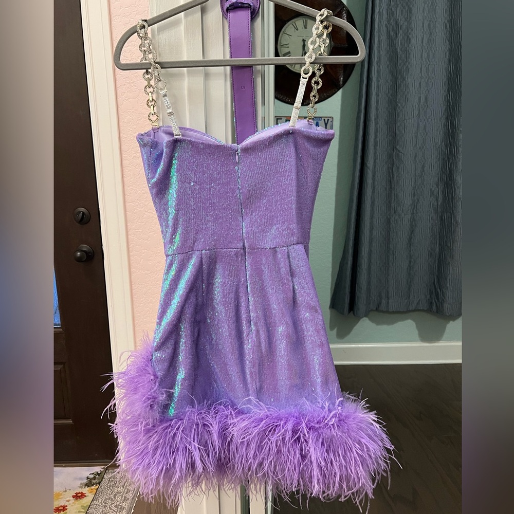 Nadine Merabi, Fifi purple dress - Picture 5 of 7